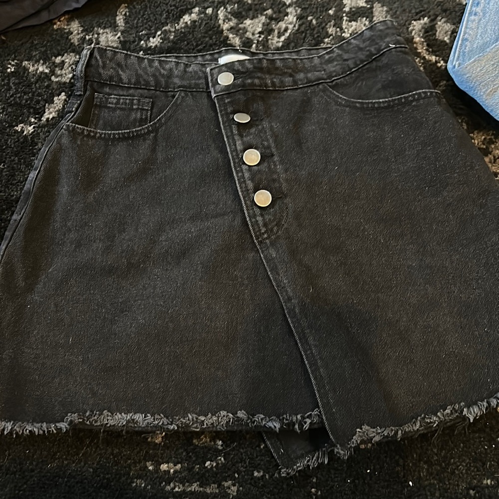 Superdown Asymmetrical Skirt Size L